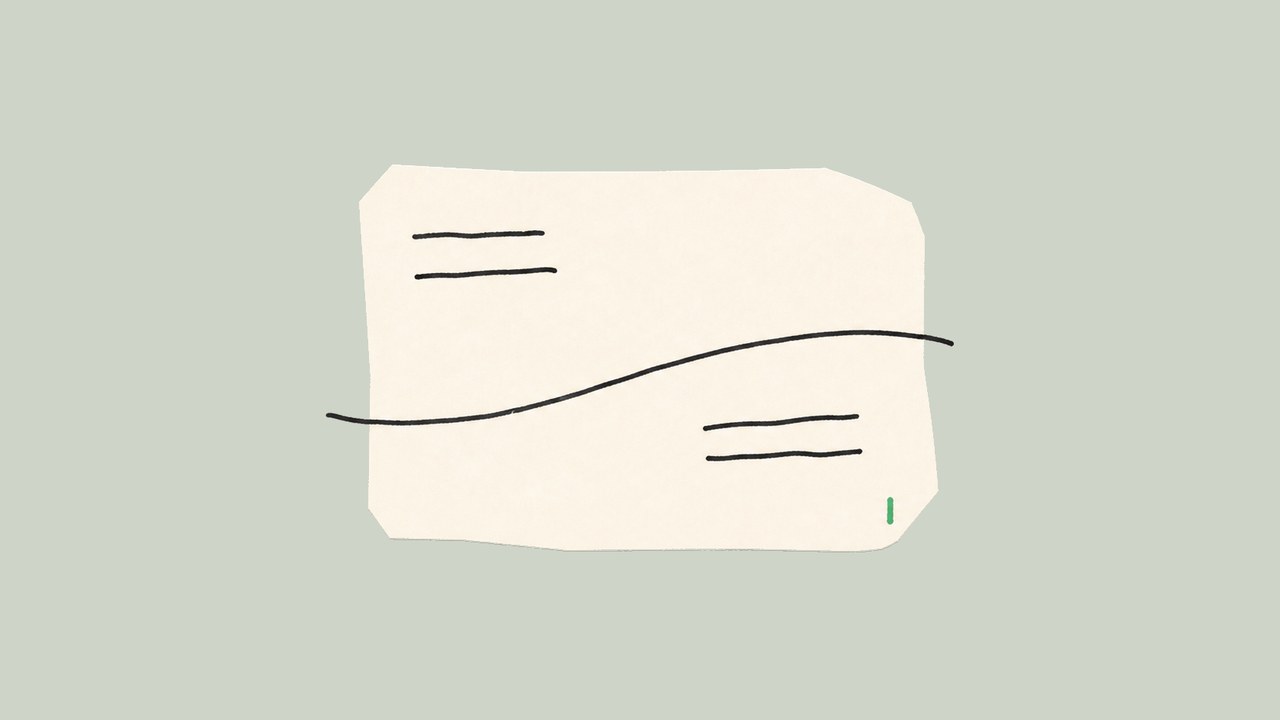 Hand-cut paper cover showing an inbound-outbound transfer card for cross docking planning.